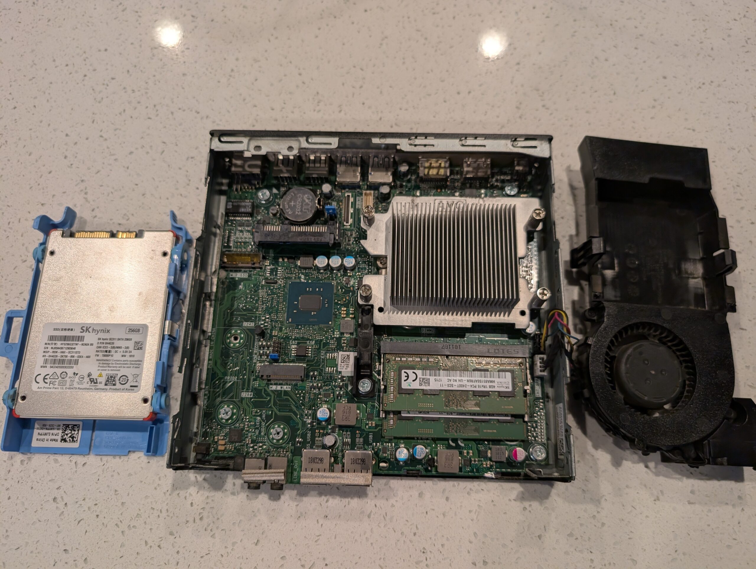 Opening Up the Dell Optiplex Micro 3050
